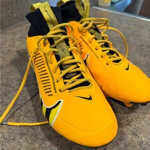 Nike Orange Football Cleats